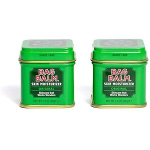 Bag Balm Original Moisturiser For Dry Skin All-Purpose Hydrating Balm Heals Cracked Hands, Split Heels, Cuticles In Winter Provides Instant Relief Lanolin-enriched (28g, Pack of 2) Bag Balm Original Moisturiser For Dry Skin All-Purpose Hydrating Balm Heals Cracked Hands, Split Heels, Cuticles In Winter Provides Instant Relief Lanolin-enriched (28g, Pack of 2)