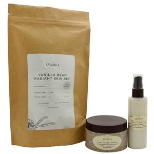 Lavanila Vanilla Bean Radiant Skin Set by for Women 2 Pc Set 7.5oz Creamy Body Scrub, 3.4oz Creamy Body Oil Lavanila Vanilla Bean Radiant Skin Set by for Women 2 Pc Set 7.5oz Creamy Body Scrub, 3.4oz Creamy Body Oil