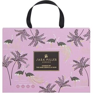 Sara Miller London Hand Cream Moisturiser x2 50ml, Lip Gloss 15ml, Handbag Set, Shea Butter, Floral Fragrance, Beauty Gift For Her, Travel Size, Vegan and Cruelty Friendly Sara Miller London Hand Cream Moisturiser x2 50ml, Lip Gloss 15ml, Handbag Set, Shea Butter, Floral Fragrance, Beauty Gift For Her, Travel Size, Vegan and Cruelty Friendly