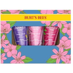 Burts Bees Hand Cream Gift Set with Shea Butter, Lavender & Honey, Wild Rose & Berry and Watermelon & Mint, 3 Pack Burts Bees Hand Cream Gift Set with Shea Butter, Lavender & Honey, Wild Rose & Berry and Watermelon & Mint, 3 Pack