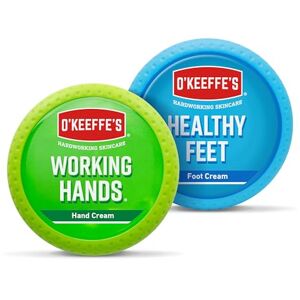 O'Keeffe's Working Hands 96g & Healthy Feet 91g (Twin Pack) O'Keeffe's Working Hands 96g & Healthy Feet 91g (Twin Pack)