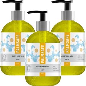 Palmsafe Daisy 300ml x 3 Luxury Hand Wash Soothing Hand Cleanser Hydrates Sensitive or Irritated Skin Natural Bioactives to Nourish and Moisturise Vegan-friendly Palmsafe Daisy 300ml x 3 Luxury Hand Wash Soothing Hand Cleanser Hydrates Sensitive or Irritated Skin Natural Bioactives to Nourish and Moisturise Vegan-friendly