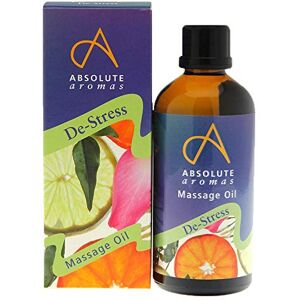 Absolute Aromas De-Stress Massage and Bath Oil 100ml Fusion Blend of Lavender, Frankincense, Sandalwood and Chamomile Essential Oils in Almond, Evening Primrose and Jojoba Base Oil Absolute Aromas De-Stress Massage and Bath Oil 100ml Fusion Blend of Lavender, Frankincense, Sandalwood and Chamomile Essential Oils in Almond, Evening Primrose and Jojoba Base Oil