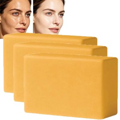 MLVONA Turmeric Skin Brightening Soap, Moisturizing Body Skin Care Bar, Brightening Cleansing Bar with Vitamin C Shea Butter, Deep Cleansing Gentle Formulated Bath Soaps Bar, Turmeric Glowing Soap (3pcs) MLVONA Turmeric Skin Brightening Soap, Moisturizing Body Skin Care Bar, Brightening Cleansing Bar with Vitamin C Shea Butter, Deep Cleansing Gentle Formulated Bath Soaps Bar, Turmeric Glowing Soap (3pcs)