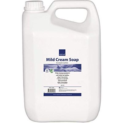 Abena 5 Litre Cream Soap - Free of Colourant and Fragrance Abena 5 Litre Cream Soap - Free of Colourant and Fragrance