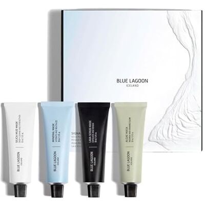 Blue Lagoon Iceland Blue Lagoon Skin Science Signature Masks Travel Set Sustainable, Bioactive Luxury Skincare (4-Piece Set, 1 oz 30 ml Each) Blue Lagoon Iceland Blue Lagoon Skin Science Signature Masks Travel Set Sustainable, Bioactive Luxury Skincare (4-Piece Set, 1 oz 30 ml Each)