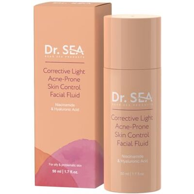 DR. SEA Corrective Fluid for Acne-Prone Skin 50 ml Corrective Fluid for Acne-Prone Skin: moisturises and helps reduce the look of shine and blemishes. DR. SEA Corrective Fluid for Acne-Prone Skin 50 ml Corrective Fluid for Acne-Prone Skin: moisturises and helps reduce the look of shine and blemishes.