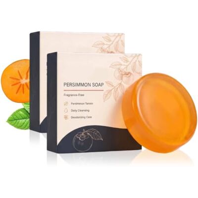 BliBlum Hadaki Persimmon Soap, Japanese Persimmon Soap for Old People, 100g,2PC Persimmon Bar for Soft & Fresh Feeling Skin, Contains Green Tea Extract, Plant Based Blend Fragrance, Long Lasting Scent BliBlum Hadaki Persimmon Soap, Japanese Persimmon Soap for Old People, 100g,2PC Persimmon Bar for Soft & Fresh Feeling Skin, Contains Green Tea Extract, Plant Based Blend Fragrance, Long Lasting Scent