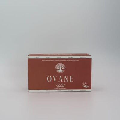 O V A N E OVANE Cocoa Soap Bar Moisturising Soap Bar Natural, Vegan, Cruelty Free, No SLS or Parabens, Body Soap, 150g NET WT 5.2Oz. O V A N E OVANE Cocoa Soap Bar Moisturising Soap Bar Natural, Vegan, Cruelty Free, No SLS or Parabens, Body Soap, 150g NET WT 5.2Oz.