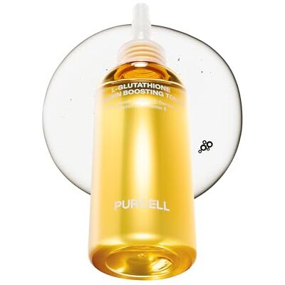 PURCELL L-Glutathione Vitamin Boosting Toner, 10.14 fl oz / 300 ml With niacinamide, vitamin C, glutathione & tocopherol. For uneven, dull skin & anti-pigmentation. Face, neck & body care PURCELL L-Glutathione Vitamin Boosting Toner, 10.14 fl oz / 300 ml With niacinamide, vitamin C, glutathione & tocopherol. For uneven, dull skin & anti-pigmentation. Face, neck & body care