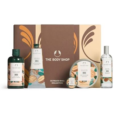 The Body Shop Shea Ultimate Gift Set, 5-Piece Body Care (Worth £65.5) Shower Cream 250ml, Body Butter 200ml, Hand Balm 100ml, Lip Butter 10ml and Body Mist 100ml, by The Body Shop Shea Ultimate Gift Set, 5-Piece Body Care (Worth £65.5) Shower Cream 250ml, Body Butter 200ml, Hand Balm 100ml, Lip Butter 10ml and Body Mist 100ml, by