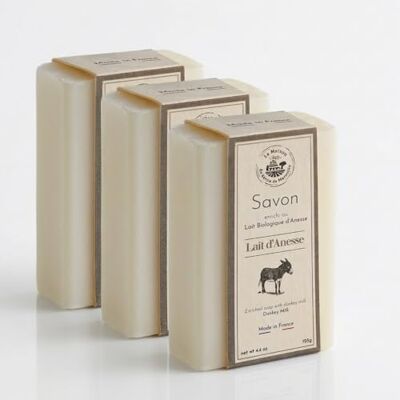 LA MAISON DU SAVON de Marseille Organic Donkey Milk Soap Bar Donkey Milk Scent Natural Moisturising Hand & Body Soap 98% Natural Ingredients Made in Provence 3x115g LA MAISON DU SAVON de Marseille Organic Donkey Milk Soap Bar Donkey Milk Scent Natural Moisturising Hand & Body Soap 98% Natural Ingredients Made in Provence 3x115g