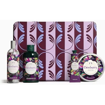 The Body Shop Dewberry Collection Gift Set Shower Gel 250ml, Body Butter 200ml, Hand Balm 30ml and Fragrance Mist 100ml The Body Shop Dewberry Collection Gift Set Shower Gel 250ml, Body Butter 200ml, Hand Balm 30ml and Fragrance Mist 100ml