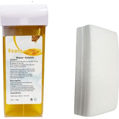 Gadgetking Sugar Waxing Hair Removal Kits For Face Ears Nose Legs Arms Armpit Bikini Line Underarms Body Remover Warm With Wax Strips Honey Natural Fine to Medium Hair Gadgetking Sugar Waxing Hair Removal Kits For Face Ears Nose Legs Arms Armpit Bikini Line Underarms Body Remover Warm With Wax Strips Honey Natural Fine to Medium Hair