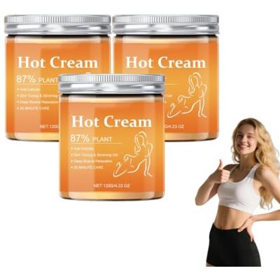 VKaoess Hot Cream for Body Shaping – Firming Cream for Specific Zones – Warming Cream for Muscle Comfort, Active Lifestyle, Soothing Herbal Formula, Designed for Body, Joint Massage, Absorbing (3 bottles) VKaoess Hot Cream for Body Shaping – Firming Cream for Specific Zones – Warming Cream for Muscle Comfort, Active Lifestyle, Soothing Herbal Formula, Designed for Body, Joint Massage, Absorbing (3 bottles)