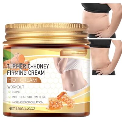 MLVONA Sweat Enhancer Body Sculpting Firming Cream, Turmeric Honey Hot Cream Body Massage Cream, Warming Skin Tightening Body Lotion, Pre Post Workout Hydration Moisturizing Firming Cream (1pcs) MLVONA Sweat Enhancer Body Sculpting Firming Cream, Turmeric Honey Hot Cream Body Massage Cream, Warming Skin Tightening Body Lotion, Pre Post Workout Hydration Moisturizing Firming Cream (1pcs)