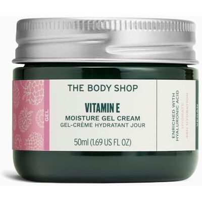 The Body Shop Vitamin E Moisture Gel Cream 50ml Ultra-Lightweight Face Moisturiser for Combination Skin, 48hr Hydration, with Hyaluronic Acid The Body Shop Vitamin E Moisture Gel Cream 50ml Ultra-Lightweight Face Moisturiser for Combination Skin, 48hr Hydration, with Hyaluronic Acid
