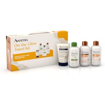 Aveeno On-The-Glow Travel Kit Gift Set Aveeno On-The-Glow Travel Kit Gift Set