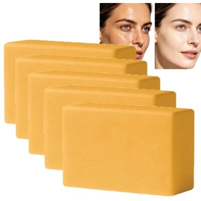 MLVONA Turmeric Skin Brightening Soap, Moisturizing Body Skin Care Bar, Brightening Cleansing Bar with Vitamin C Shea Butter, Deep Cleansing Gentle Formulated Bath Soaps Bar, Turmeric Glowing Soap (5pcs) MLVONA Turmeric Skin Brightening Soap, Moisturizing Body Skin Care Bar, Brightening Cleansing Bar with Vitamin C Shea Butter, Deep Cleansing Gentle Formulated Bath Soaps Bar, Turmeric Glowing Soap (5pcs)