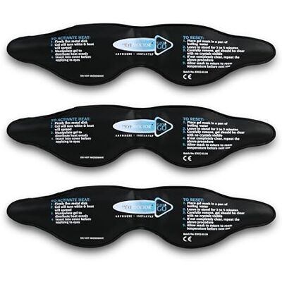 The Eye Doctor Eye Doctor Click and Go Gel Refill for Instant Heat Eye Mask, Pack of 3 Replacement Reusable Warm Gel Packs, No Microwave Needed, Dry Eyes, Blepharitis and MGD Relief, Instant Heat, Travel Friendly The Eye Doctor Eye Doctor Click and Go Gel Refill for Instant Heat Eye Mask, Pack of 3 Replacement Reusable Warm Gel Packs, No Microwave Needed, Dry Eyes, Blepharitis and MGD Relief, Instant Heat, Travel Friendly