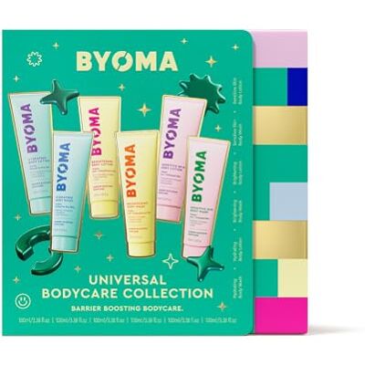 BYOMA Body Care Skincare Travel Kit (100ml x 6) Hydrating, Brightening & Sensitive Body Wash & Lotion Minis Travel Size Toiletries & Holiday Essentials BYOMA Body Care Skincare Travel Kit (100ml x 6) Hydrating, Brightening & Sensitive Body Wash & Lotion Minis Travel Size Toiletries & Holiday Essentials