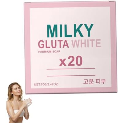 Cieirye Milky Gluta White 20x Glutathione Honey Brightening Soap for Face Body Cieirye Milky Gluta White 20x Glutathione Honey Brightening Soap for Face Body