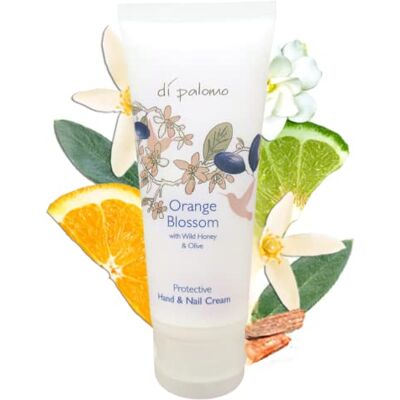 Di Palomo Orange Blossom & Honey Hand & Nail Cream 75ml. Hand Moisturiser & Cuticle Cream. Hand Cream for Very Dry Hands. Ladies & Mens Hand Cream. Hand & Nail Care Moisturiser with Skin Care. Di Palomo Orange Blossom & Honey Hand & Nail Cream 75ml. Hand Moisturiser & Cuticle Cream. Hand Cream for Very Dry Hands. Ladies & Mens Hand Cream. Hand & Nail Care Moisturiser with Skin Care.
