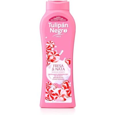 Tulipán Negro Strawberry Cream Shower Gel - Body Wash - 650ml Tulipán Negro Strawberry Cream Shower Gel - Body Wash - 650ml