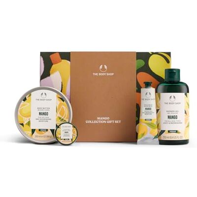 The Body Shop Mango Collection Gift Set 4 Piece Set, Shower Gel, Body Butter, Lip Butter, Hand Balm, Vegan The Body Shop Mango Collection Gift Set 4 Piece Set, Shower Gel, Body Butter, Lip Butter, Hand Balm, Vegan