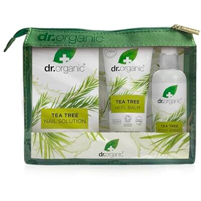 Dr. Organic Dr Organic Tea Tree Foot & Nail Travel Set, Gift Set, Deodorising, Dry & Cracked Feet, Summer Feet, Purifying, Vegan, Cruelty-Free, Paraben & SLS Free, Certified Organic, 3 pack Dr. Organic Dr Organic Tea Tree Foot & Nail Travel Set, Gift Set, Deodorising, Dry & Cracked Feet, Summer Feet, Purifying, Vegan, Cruelty-Free, Paraben & SLS Free, Certified Organic, 3 pack