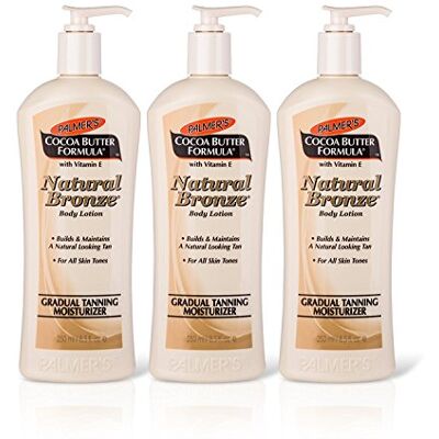 Palmer's Cocoa Butter Formula Natural Bronze Body Lotion, 250 ml (Pack of 3) Palmer's Cocoa Butter Formula Natural Bronze Body Lotion, 250 ml (Pack of 3)