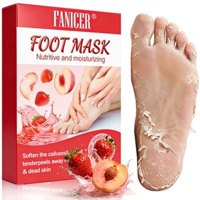Tpubmity Foot Peeling Mask,Exfoliating Foot Peeling Mask,Remover Calluses,Hard Dead Skin and Cracked Heels,Exfoliating Repairs Smooth Soft Feet,Easy to Use,Men and Women,Pink Tpubmity Foot Peeling Mask,Exfoliating Foot Peeling Mask,Remover Calluses,Hard Dead Skin and Cracked Heels,Exfoliating Repairs Smooth Soft Feet,Easy to Use,Men and Women,Pink
