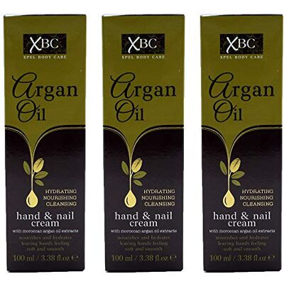 XBC Argan Oil Hand & Nail Cream 100ml – Choose Quantity (3x100ml) XBC Argan Oil Hand & Nail Cream 100ml – Choose Quantity (3x100ml)