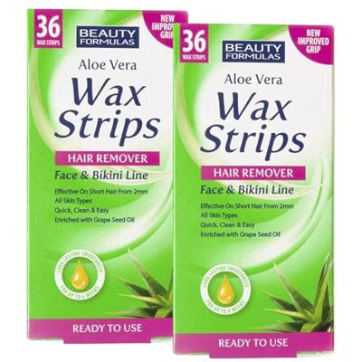 Avatopia Beauty Formulas Face Wax Strips (2-Pack) – Facial Hair Removal & Bikini Wax Ready-to-Use Face & Bikini Hair Removal Cold Wax with Aloe Vera & Grape Seed Oil 72 Strips for Smooth Skin Avatopia Beauty Formulas Face Wax Strips (2-Pack) – Facial Hair Removal & Bikini Wax Ready-to-Use Face & Bikini Hair Removal Cold Wax with Aloe Vera & Grape Seed Oil 72 Strips for Smooth Skin