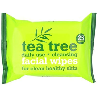 White Hinge 8 Packs of Australian Tea Tree & Peppermint Daily Cleansing Wipes 200 Facial Wipes for Oil/Makeup Removal and Clean & Healthy Skin White Hinge 8 Packs of Australian Tea Tree & Peppermint Daily Cleansing Wipes 200 Facial Wipes for Oil/Makeup Removal and Clean & Healthy Skin