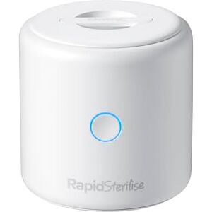 Nuby RapidSterilise Portable UV Steriliser, Made for RapidCool 70 Uses per Charge Auto Shut-Off Kills 99.9% of Bacteria (White) Nuby RapidSterilise Portable UV Steriliser, Made for RapidCool 70 Uses per Charge Auto Shut-Off Kills 99.9% of Bacteria (White)