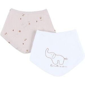 Noukie's Baby Bibs Set - Bali, Moka & Snow - Adjustable & Durable Noukie's Baby Bibs Set - Bali, Moka & Snow - Adjustable & Durable