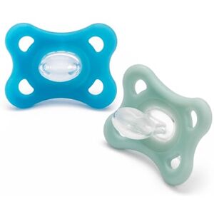 MAM Comfort All Silicone Soothers 3-12 Months 2 Pack Comes in Dummy Steriliser Case Sustainable Materials Baby Accessories Grey/Blue (Various Designs) MAM Comfort All Silicone Soothers 3-12 Months 2 Pack Comes in Dummy Steriliser Case Sustainable Materials Baby Accessories Grey/Blue (Various Designs)