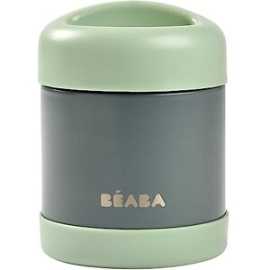 Béaba Thermal Meal Preservation Container For Baby and Children 100% Airtight Stainless Steel Keeps food Hot or Cold for more than 5 hours Double layered 300 ml Mineral grey/Sage green Béaba Thermal Meal Preservation Container For Baby and Children 100% Airtight Stainless Steel Keeps food Hot or Cold for more than 5 hours Double layered 300 ml Mineral grey/Sage green