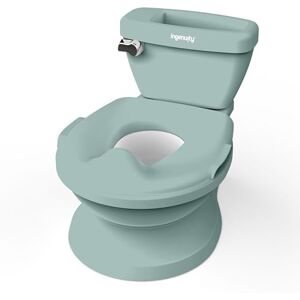 Ingenuity My Size Potty Pro, Infant Potty Training Toilet, Lifelike Flushing Sound, for Ages 18 Months, Up to 50 Pounds (Green) Ingenuity My Size Potty Pro, Infant Potty Training Toilet, Lifelike Flushing Sound, for Ages 18 Months, Up to 50 Pounds (Green)