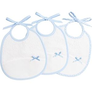 Filet Baby Bibs Set - Cotton Terry, Aida Pocket, Made in Italy Filet Baby Bibs Set - Cotton Terry, Aida Pocket, Made in Italy