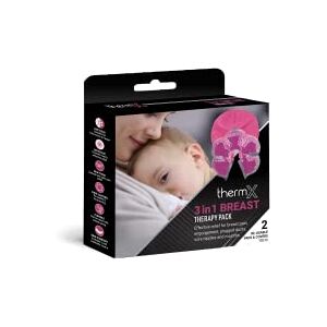 MX Health THERMX 3 in 1 Breast Therapy HOT/Cold Pack 2 Pieces with Soft Bamboo Cloth Covers MX Health THERMX 3 in 1 Breast Therapy HOT/Cold Pack 2 Pieces with Soft Bamboo Cloth Covers