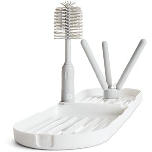 Munchkin Travel Drying Rack with Bottle Brush Dry up to 3 Baby Bottles at Once Includes Extendable Silicone Brush with Nipple in Hand Baby Essentials Munchkin Travel Drying Rack with Bottle Brush Dry up to 3 Baby Bottles at Once Includes Extendable Silicone Brush with Nipple in Hand Baby Essentials