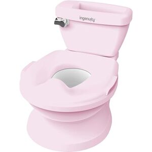 Ingenuity My Size Potty Pro, Infant Potty Training Toilet, Lifelike Flushing Sound, Splash Guard, Easy to Clean with Removable Bowl, Wipe Storage, 18 Months + (Pink) Ingenuity My Size Potty Pro, Infant Potty Training Toilet, Lifelike Flushing Sound, Splash Guard, Easy to Clean with Removable Bowl, Wipe Storage, 18 Months + (Pink)