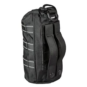 cloer 850-01 Ms Molly Bottle Bag with Reflective Seams, Pouch Bag for Insulated Jugs or Bottles, 100% MOLLE Compatible, Dust Cap, Polyester, 1.5 litres cloer 850-01 Ms Molly Bottle Bag with Reflective Seams, Pouch Bag for Insulated Jugs or Bottles, 100% MOLLE Compatible, Dust Cap, Polyester, 1.5 litres