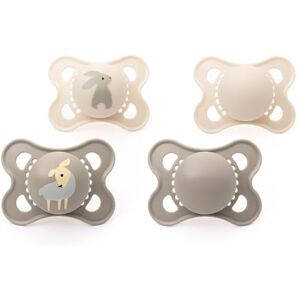MAM Original Soothers 0-6 Months 4 Pack Sustainable Materials Baby Accessories Beige (Various Designs) MAM Original Soothers 0-6 Months 4 Pack Sustainable Materials Baby Accessories Beige (Various Designs)