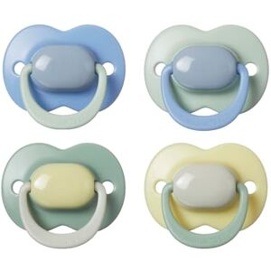 Tommee Tippee Ultimate Fit Soother, 6-18 Months, 4 Pack, Colour Blocked, Orthodontic Dummy for Babies, Symmetrical Teat, Air Holes, 100% BPA Free Silicone, Steriliser Safe, Muted Brights Tommee Tippee Ultimate Fit Soother, 6-18 Months, 4 Pack, Colour Blocked, Orthodontic Dummy for Babies, Symmetrical Teat, Air Holes, 100% BPA Free Silicone, Steriliser Safe, Muted Brights