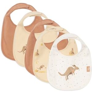 Jollein Baby Bib Kangaroots 5 Pack Waterproof Bib With Velcro Closure Baby Bib Drool Bib Jollein Baby Bib Kangaroots 5 Pack Waterproof Bib With Velcro Closure Baby Bib Drool Bib