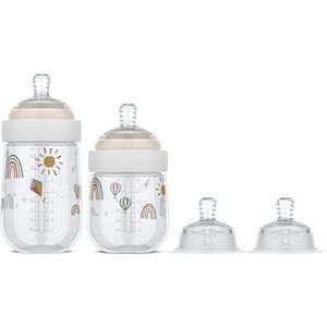 Mepal Mio Baby Bottles - Anti-Colic Spiral Design - 165/240ml Mepal Mio Baby Bottles - Anti-Colic Spiral Design - 165/240ml
