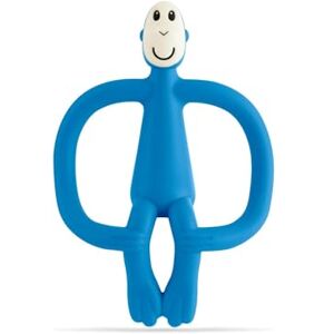 Matchstick Monkey Blue Teething Toy - Teething & Gel Applicator Matchstick Monkey Blue Teething Toy - Teething & Gel Applicator